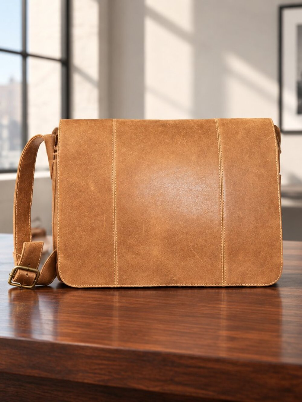 Charlie Leather - Cornelio Mid East West Messenger